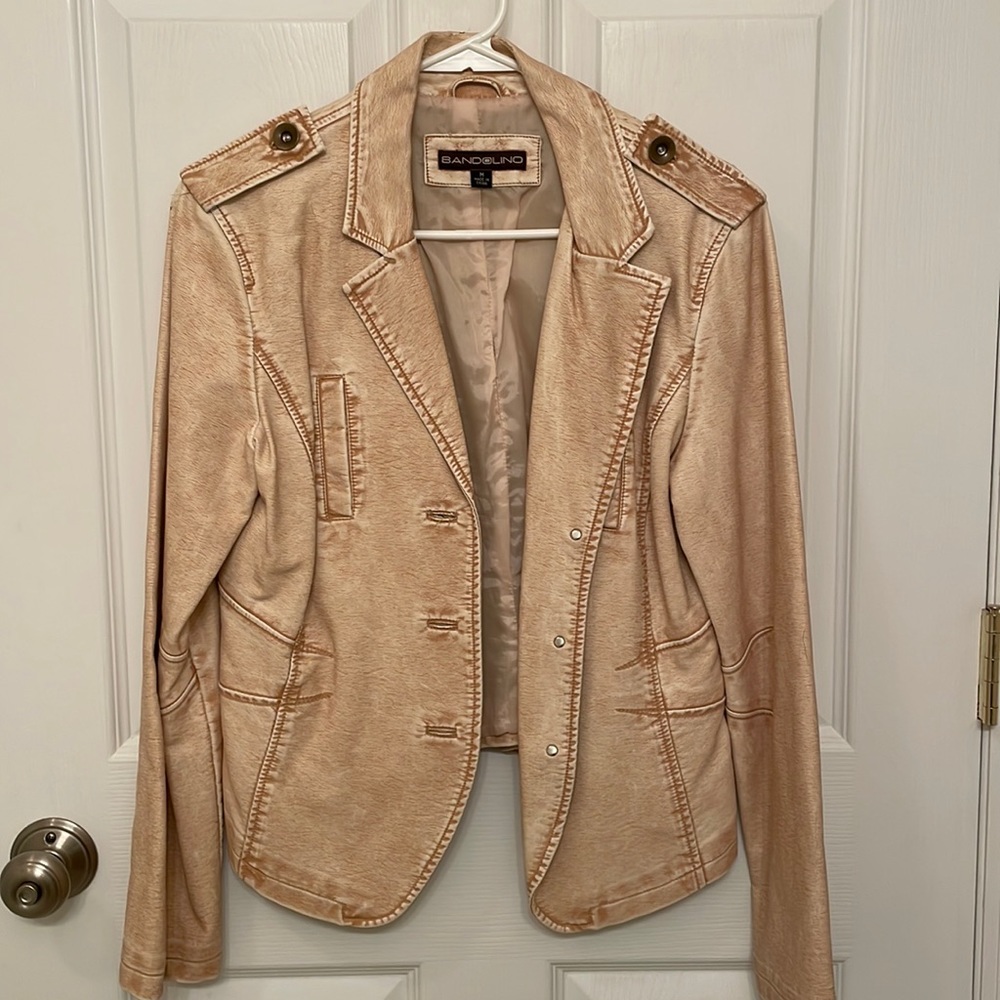 Faux Leather Jacket